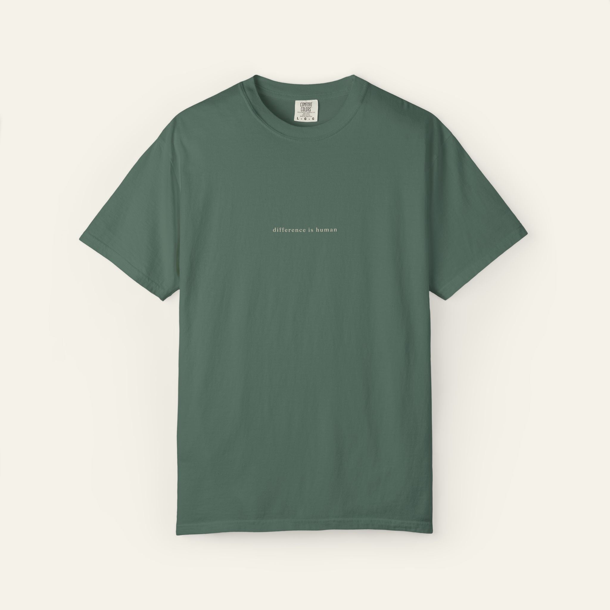Difference Is Human Text T-Shirt