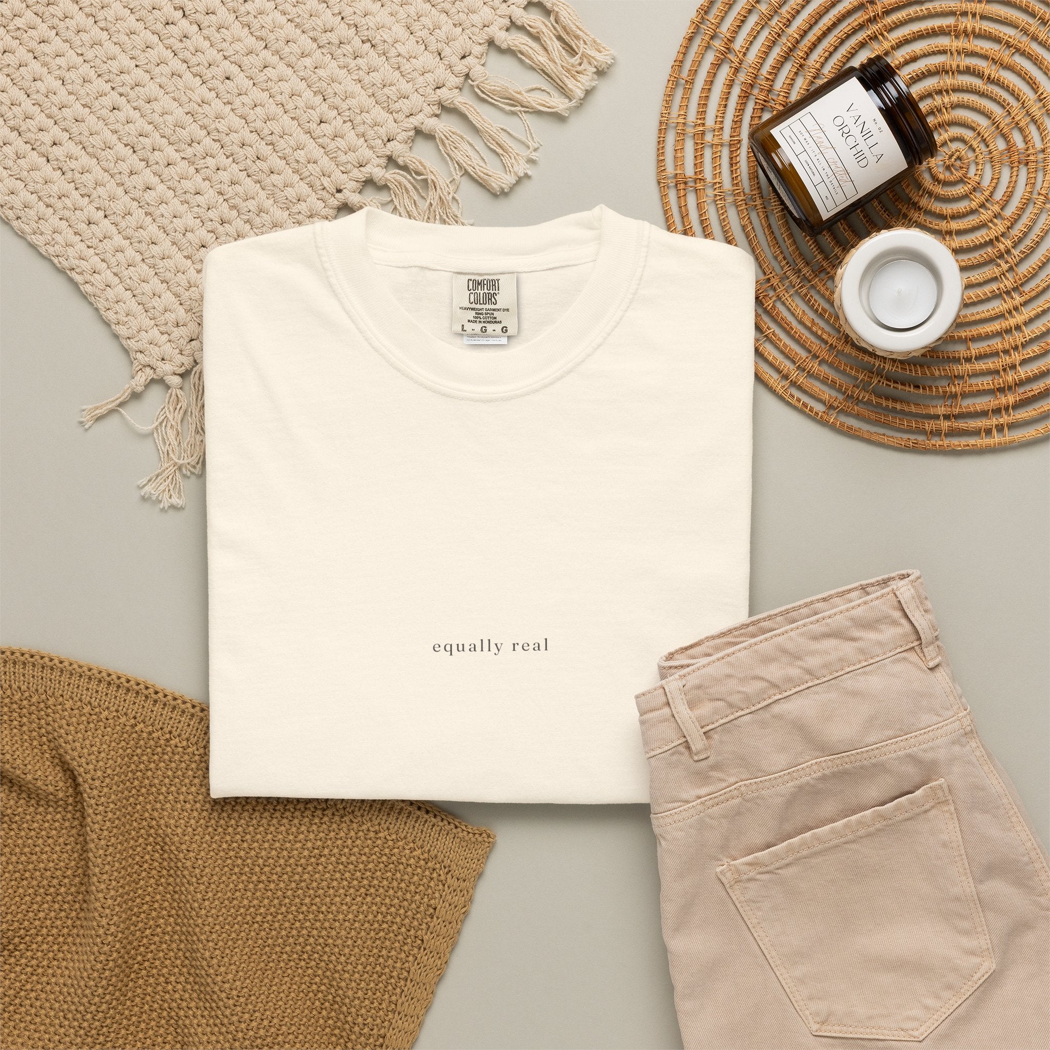Equally Real Text T-Shirt