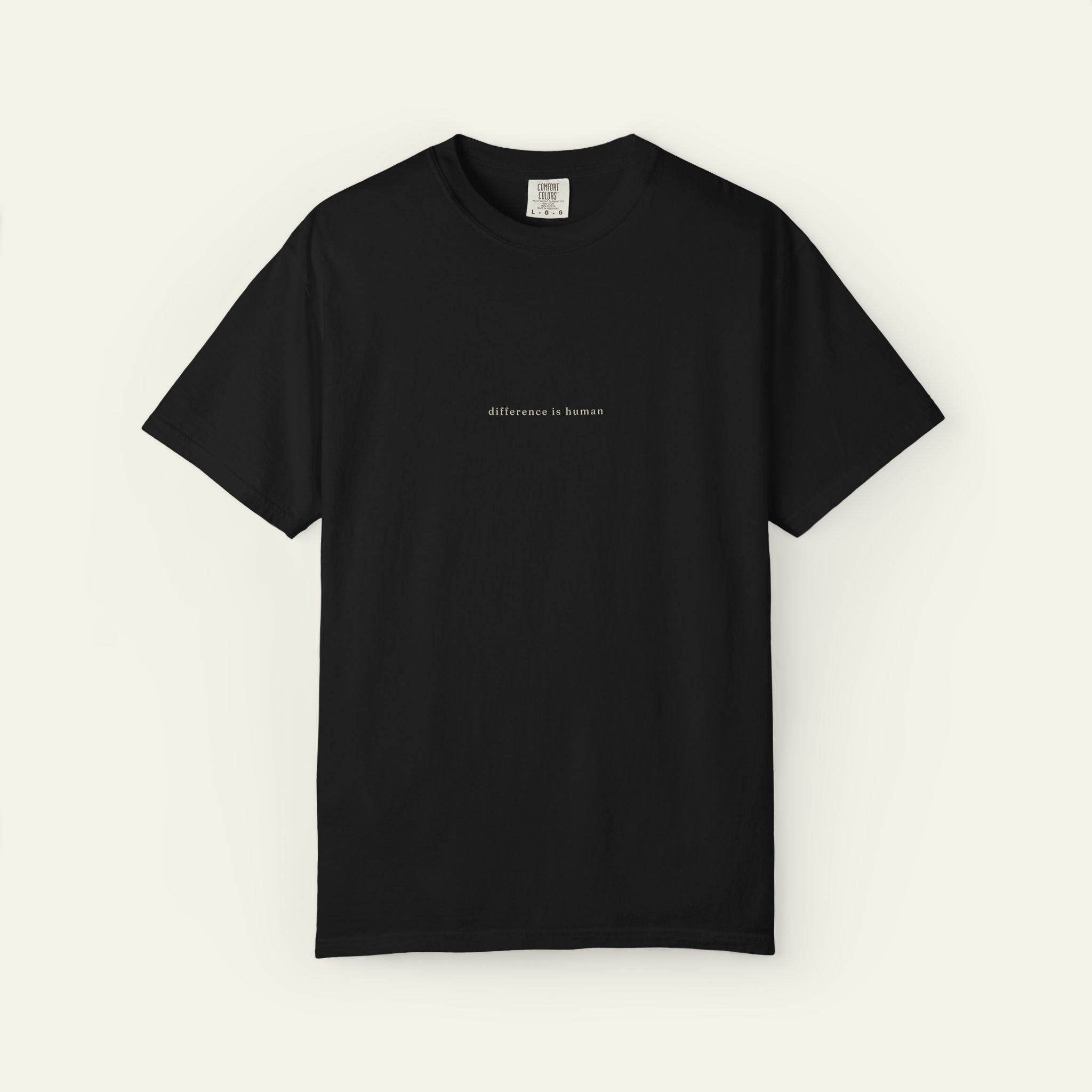 Difference Is Human Text T-Shirt